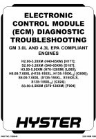 hyster H70-120XM service manuals and parts catalogs