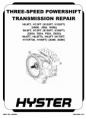 hyster H135-155FT service manuals and parts catalogs